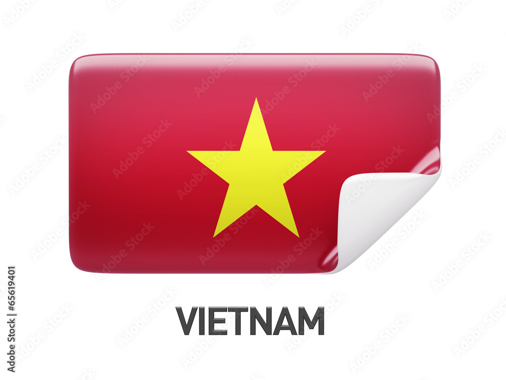 Obraz premium Vietnam Flag Icon