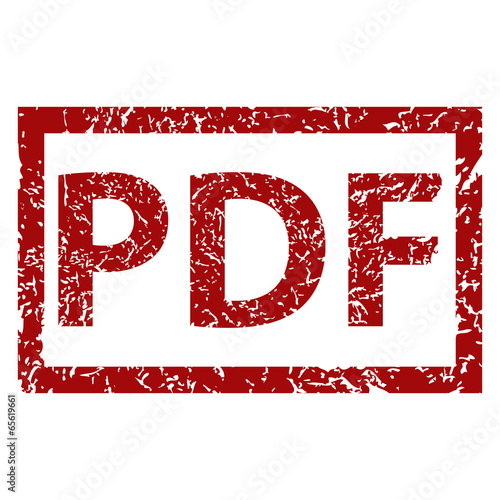 PDF grunge rubber stamp