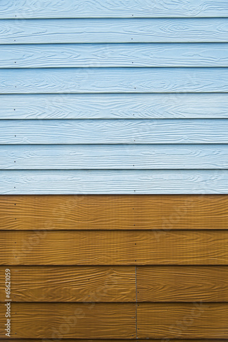 Blue and Brown wooden wall pattern3 photo