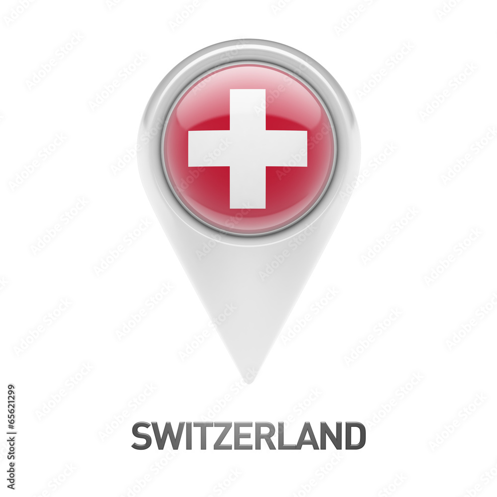 Obraz premium Switzerland Flag Icon