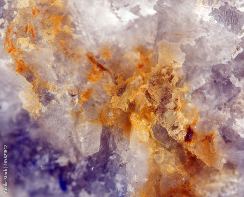 Crystal stone. Extreme closeup.Macro © assistant