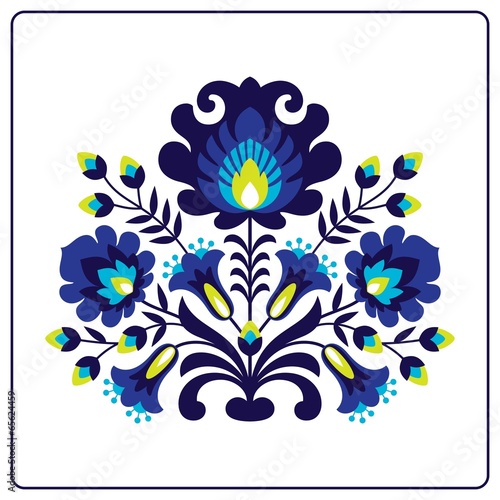 Folk papercuts - Flowers