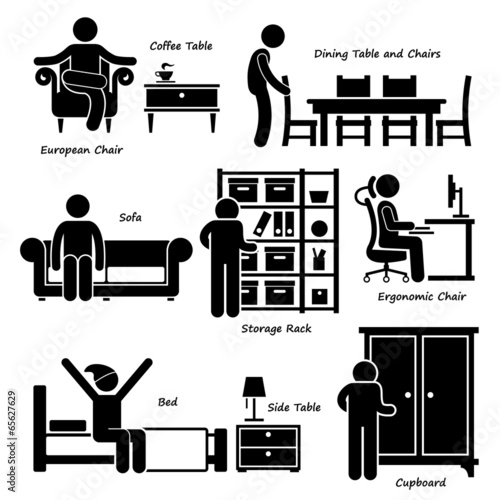 Home House Furniture Cliparts