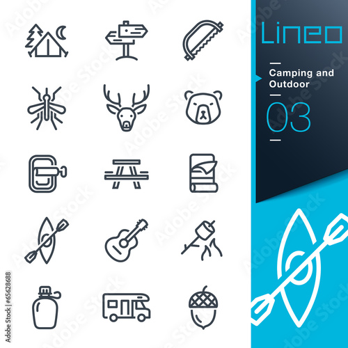 Lineo - Camping and Outdoor outline icons