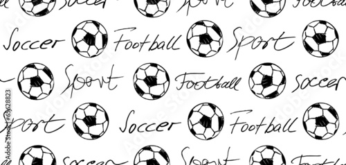 Soccer Seamless Pattern