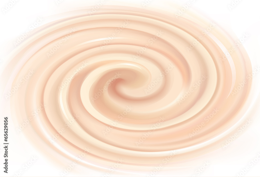 Vector background of swirling creamy texture Vector background of swirling creamy texture