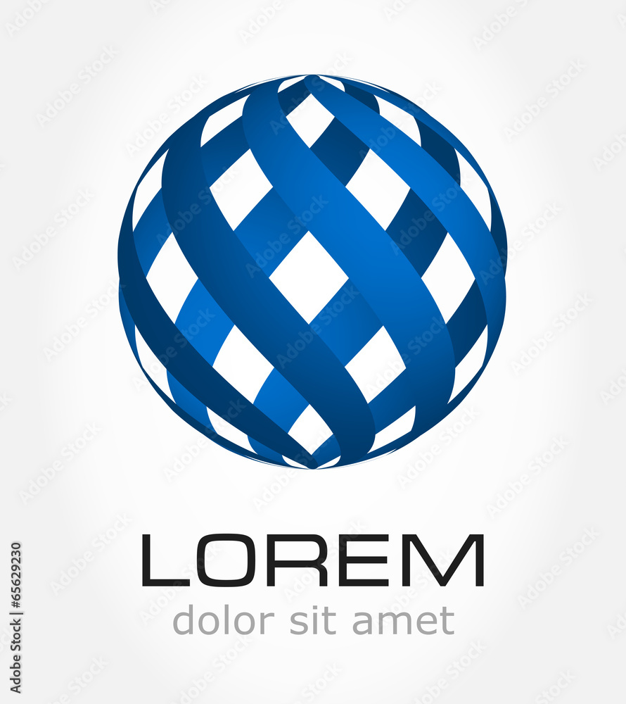 Globe symbol. Vector illustration. Globe symbol. Vector illustration.