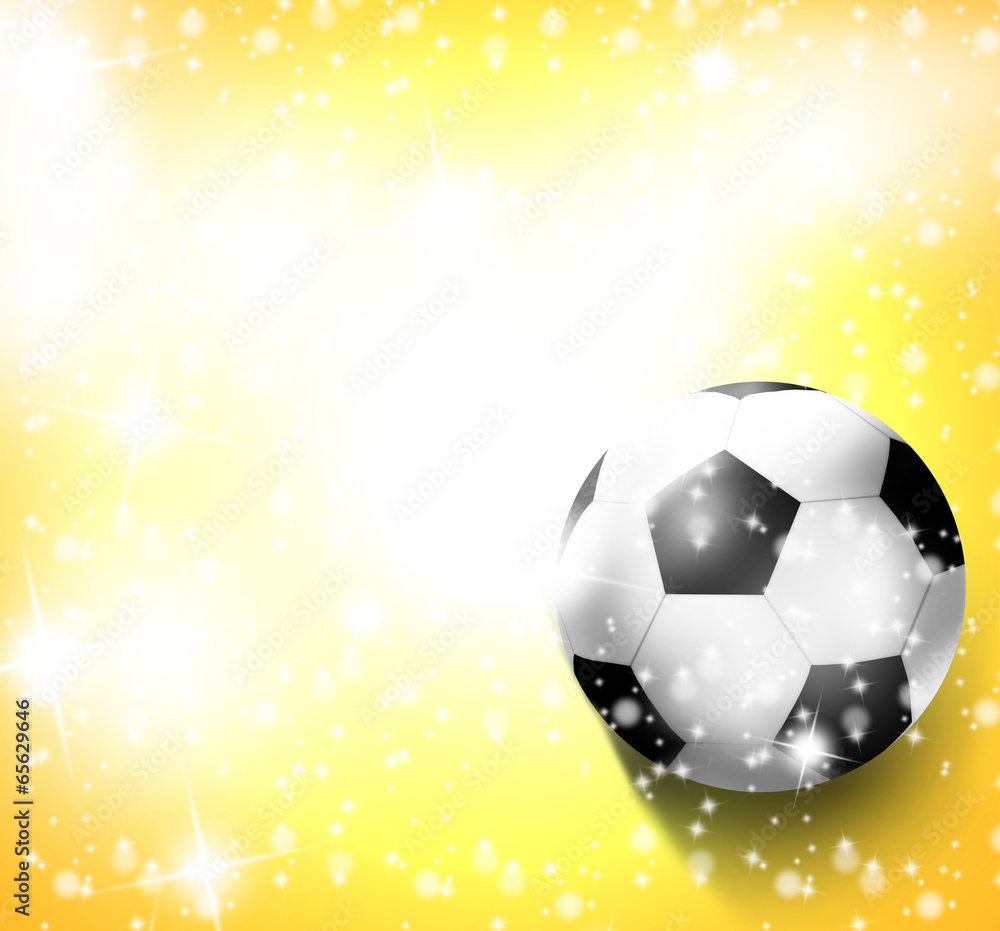 Naklejka premium Soccer Design