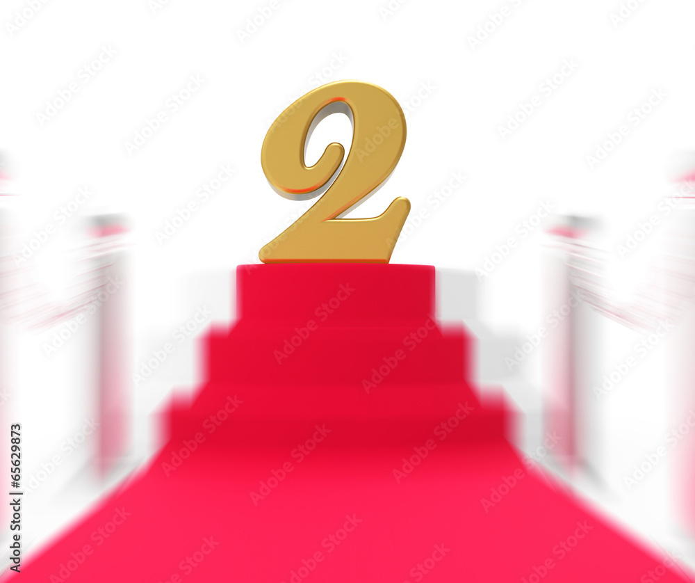 Golden Two On Red Carpet Displays Movies Awards Or Second Place Golden Two On Red Carpet Displays Movies Awards Or Second Place