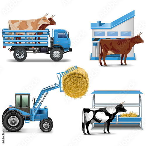 Vector Agricultural Icons Set 3