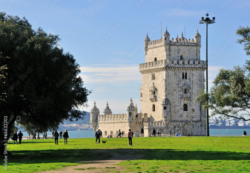 Belem tower and city park, Lisbon