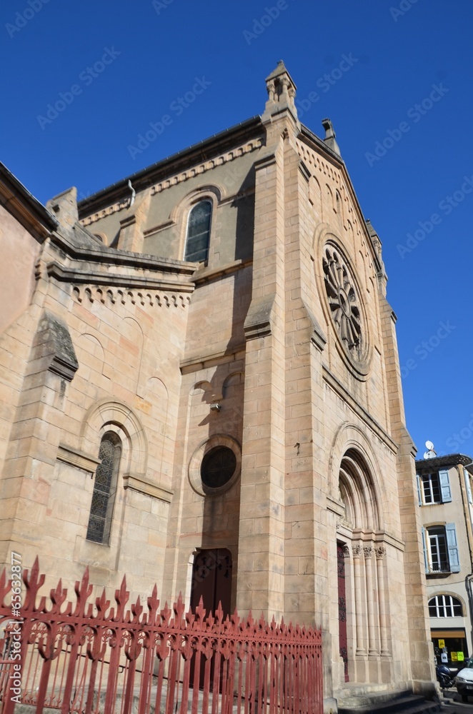 Fototapeta premium Eglise saint François, Millau 