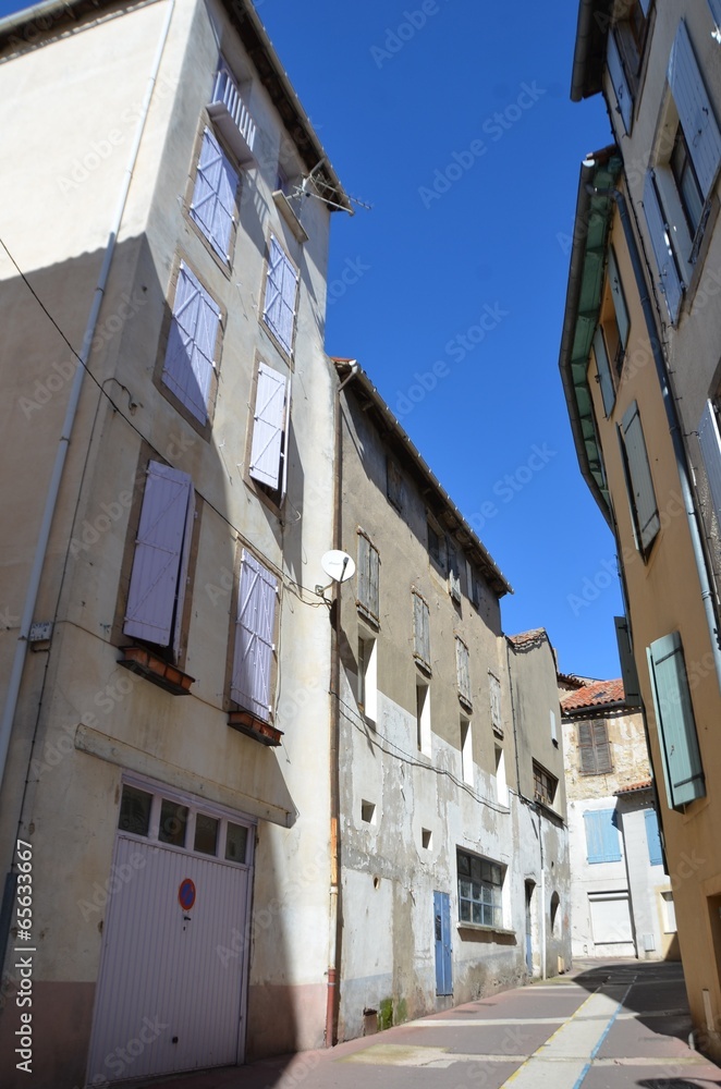 Rue pittoresque de Millau, Aveyron 