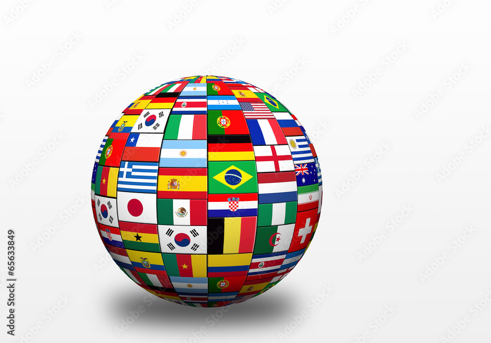 flags of finalists on world cup in Brazil 2014 flags of finalists on world cup in Brazil 2014
