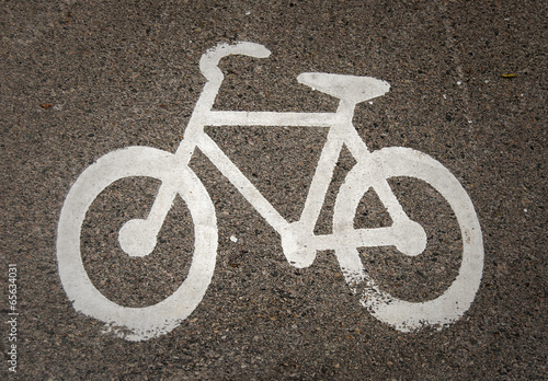 Bicycle road marking