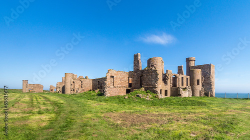 Slains Castle ruins UK Scotland