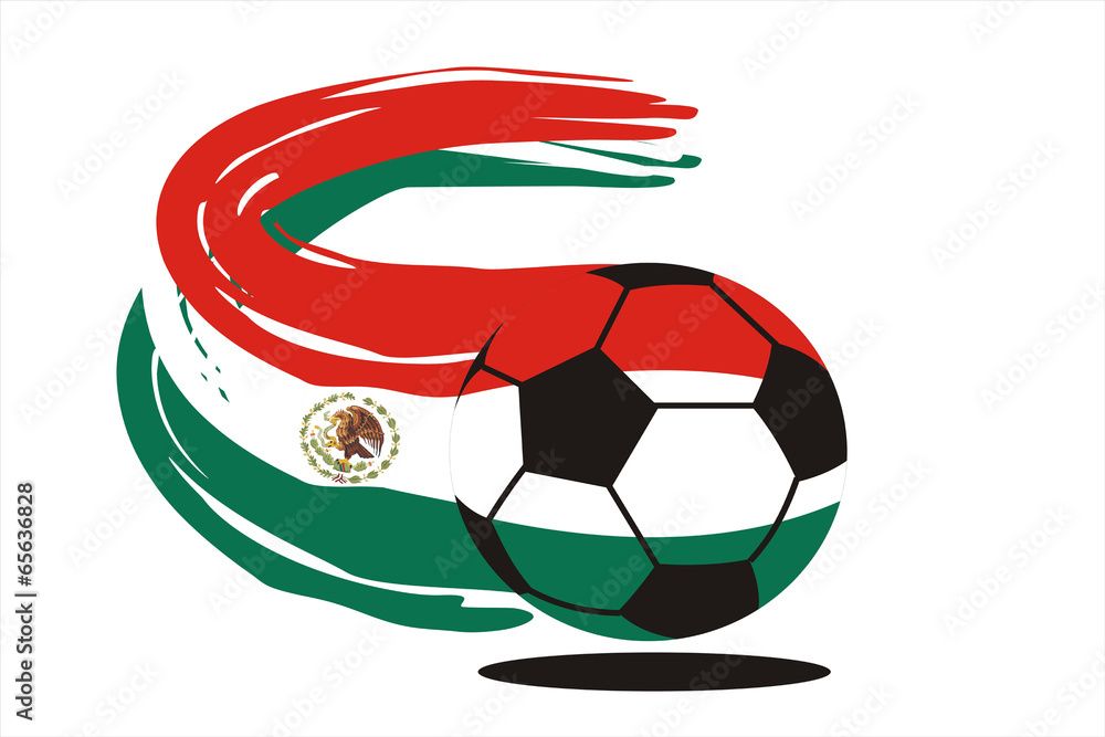 Copa Mundial Mexico World Cup Art Logo Stock Illustration | Adobe Stock