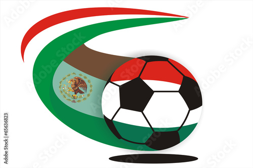 Copa Mundial Mexico World Cup Back Curve Logo