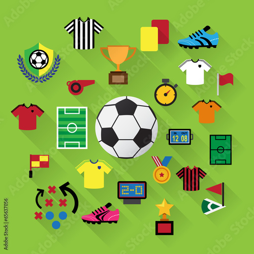 Soccer Icons set.