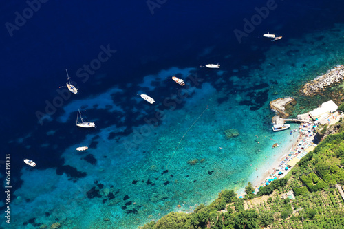 Yachting on the Mediteranean Sea, Capri Island, Europe © Rechitan Sorin