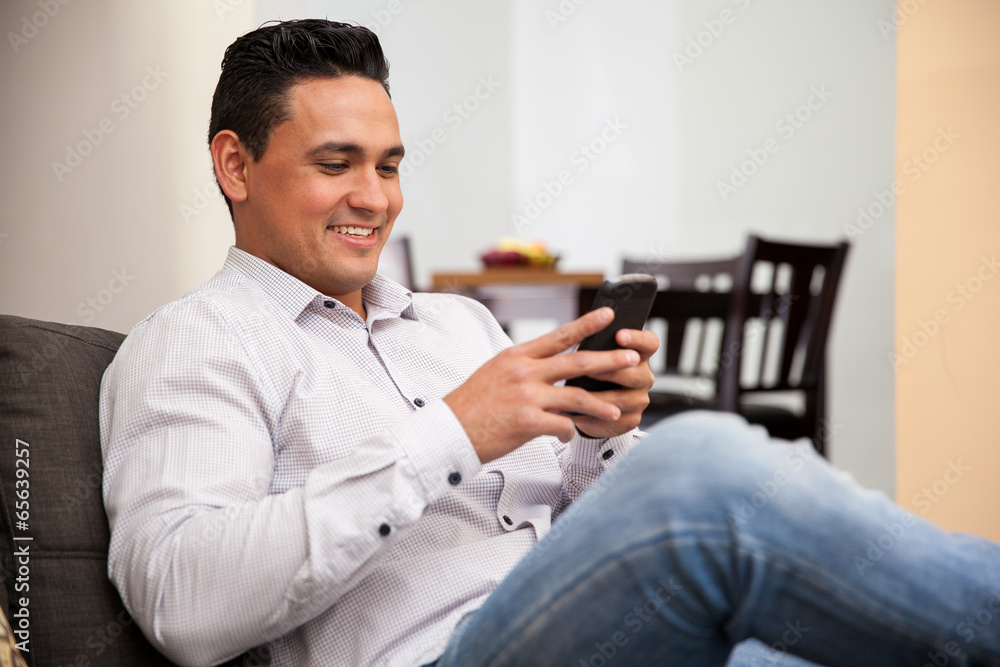 Texting a friend using my phone Texting a friend using my phone