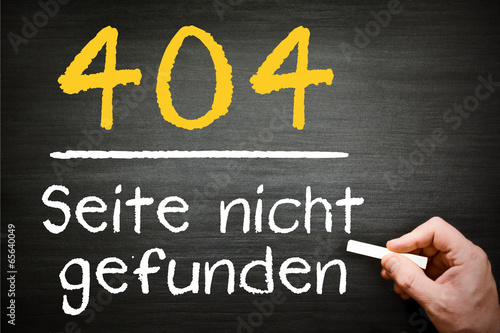 404 - Seite nicht gefunden photo