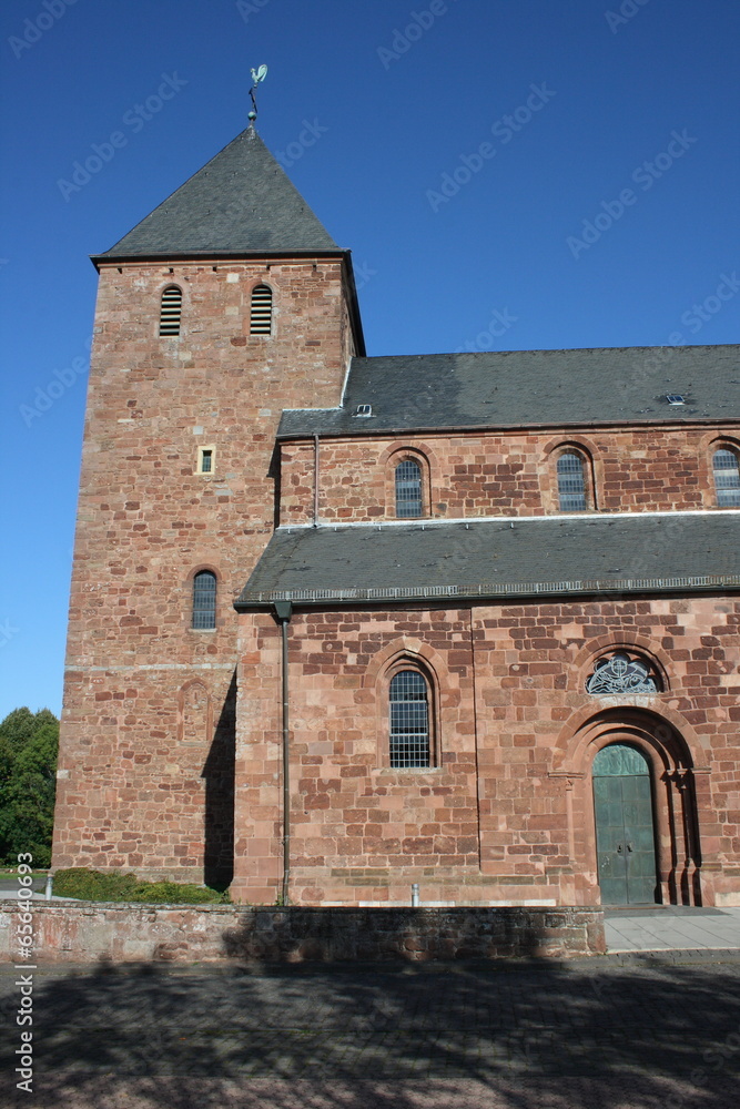 Detail view of a medieval castle