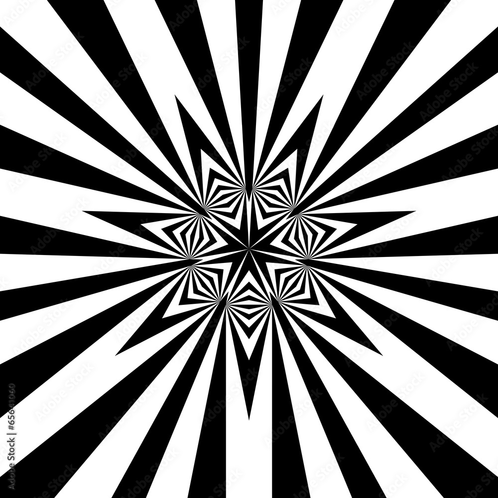 Black and White Abstract Design Black and White Abstract Design