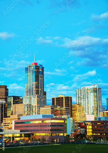 Obraz na płótnie Downtown Denver, Colorado w salonie