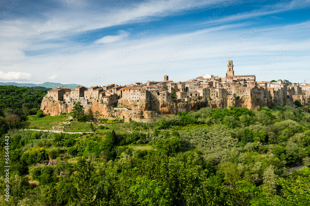 Picturesque village of Pitigliano in south Tuscany