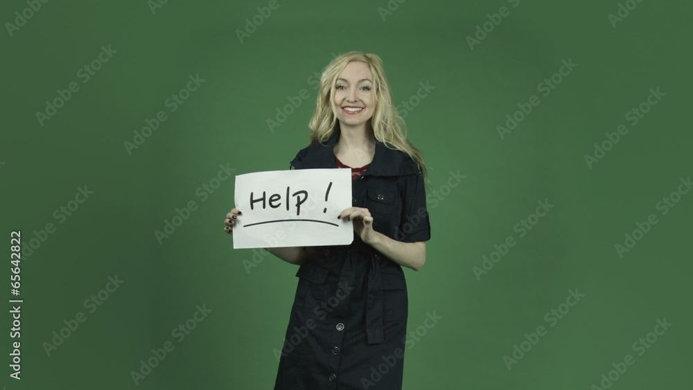 caucasian woman in blue dress isolated on chroma green screen caucasian woman in blue dress isolated on chroma green screen