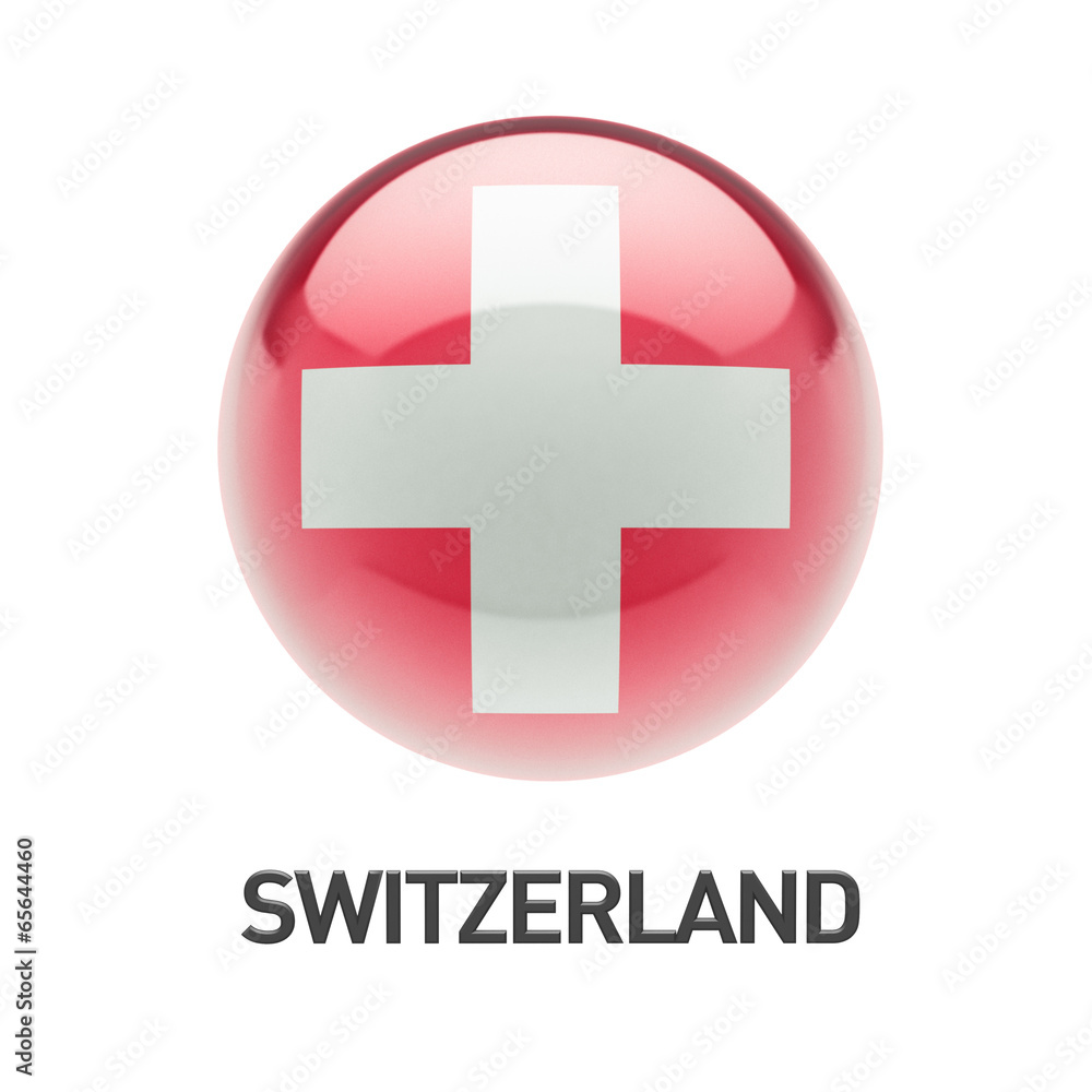 Obraz premium Switzerland Flag Icon