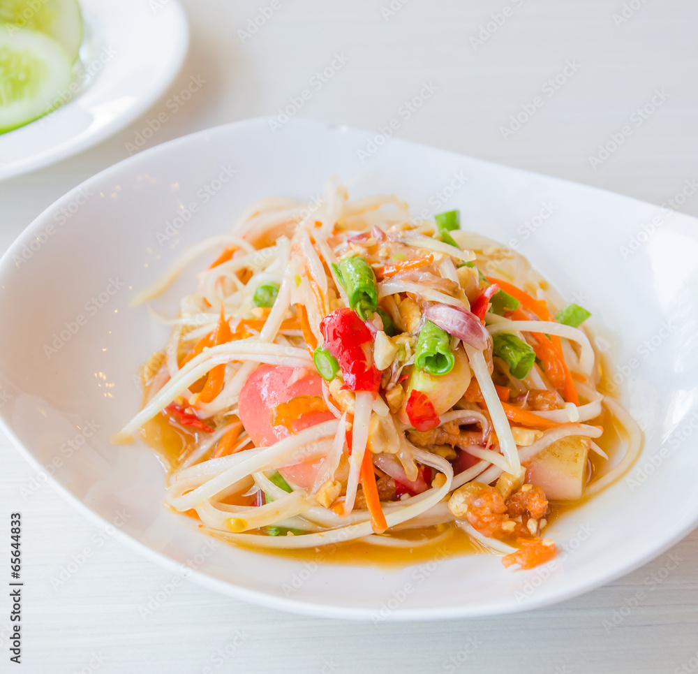 green papaya salad