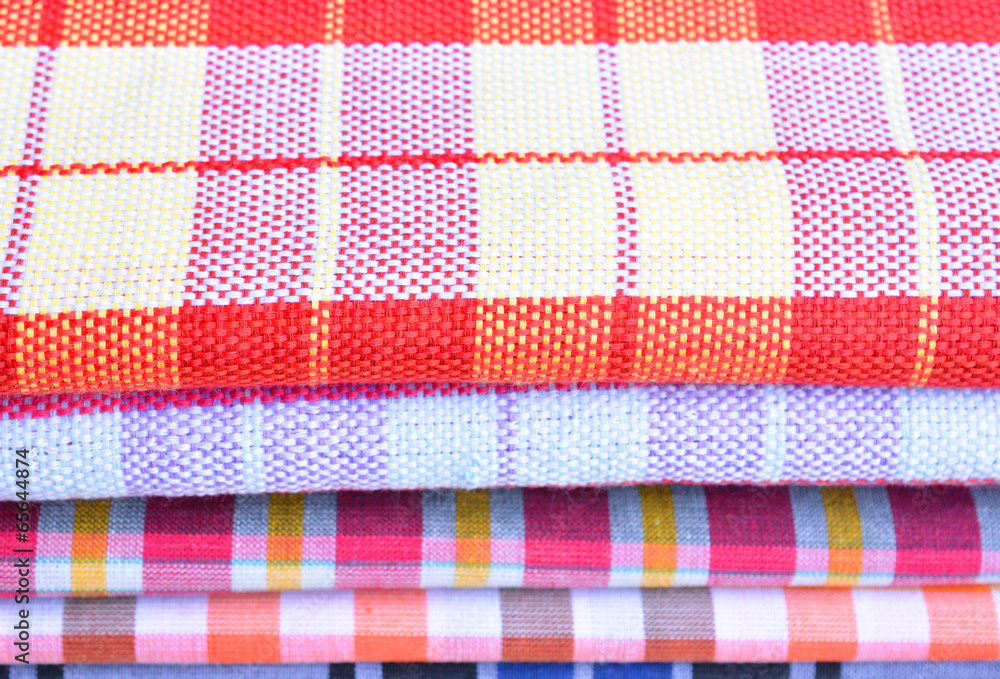 Gingham in Thai style Gingham in Thai style