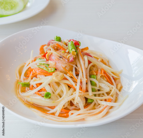 green papaya salad