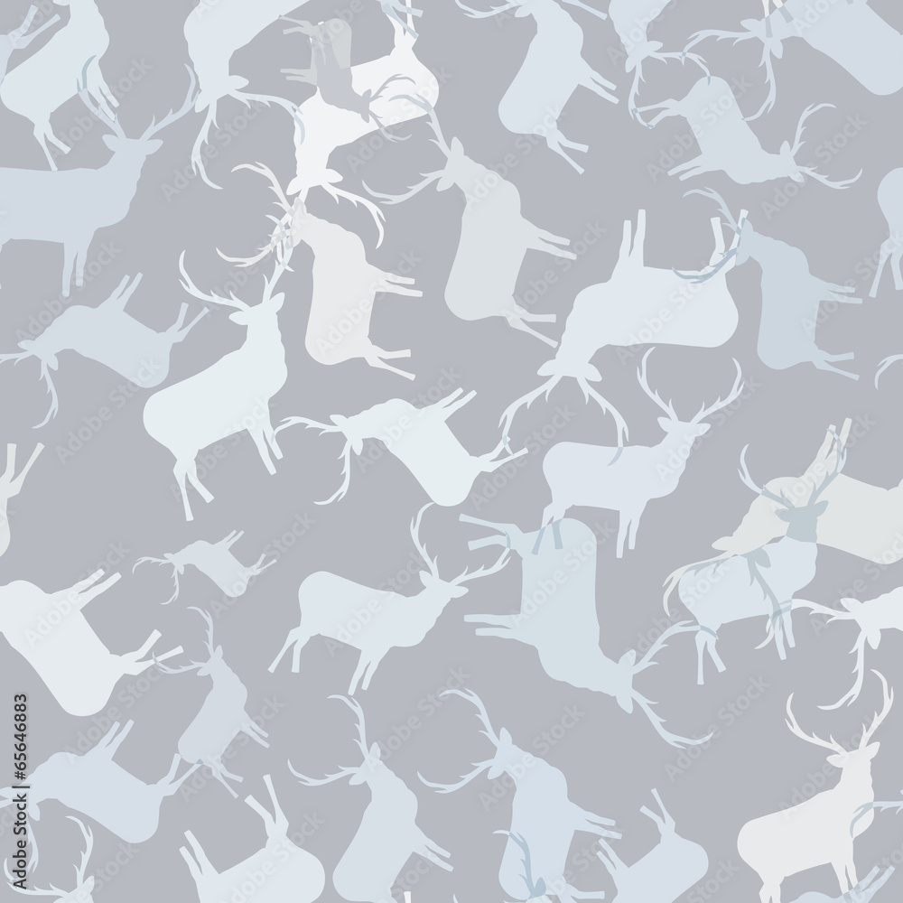 Creative Christmas patterns with deers. + EPS10 Creative Christmas patterns with deers. + EPS10