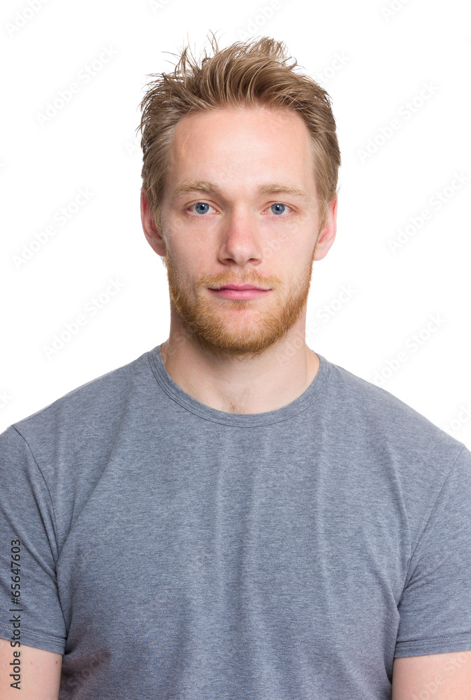 Serious caucasian man Serious caucasian man
