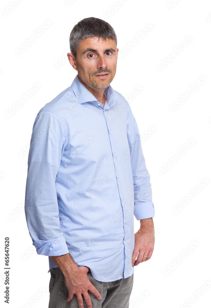 Middle age caucasian man Middle age caucasian man