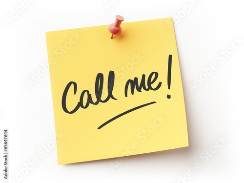 Cuadro en lienzo Sticky Note Message