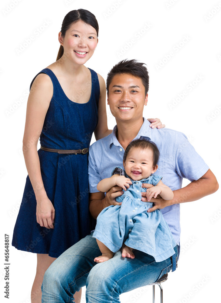 Happy asian family Happy asian family