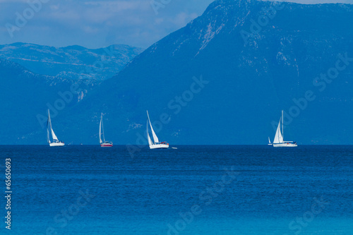 Sailing the Ionian sea in Lefkada