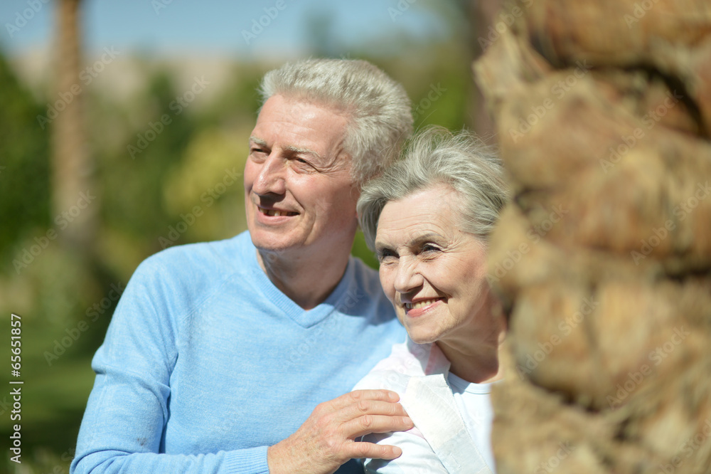 Senior couple resting Senior couple resting