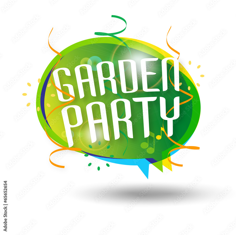 Garden party - obrazy, fototapety, plakaty 