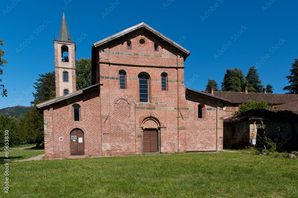 The ancient Church called Badia di Tiglieto