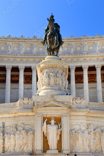 Equestrian monument to Victor Emmanuelle, Rome, Italy