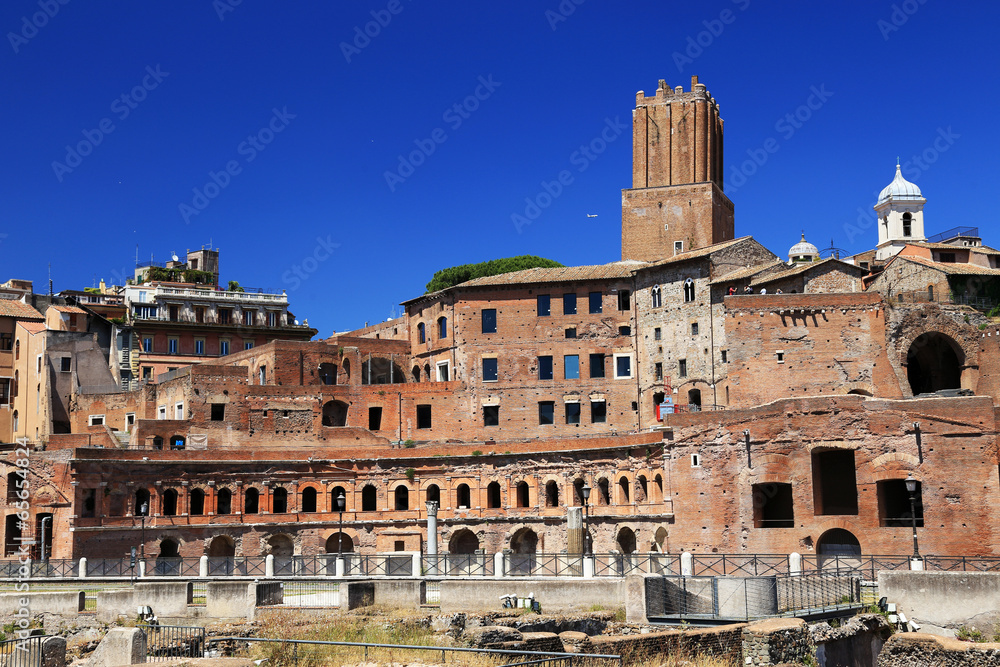 Forum ruins in Rome, Italy, Europe