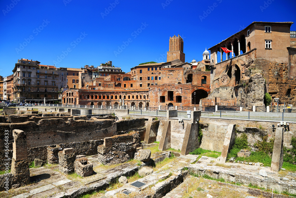 Roman ruins in Rome, Forum