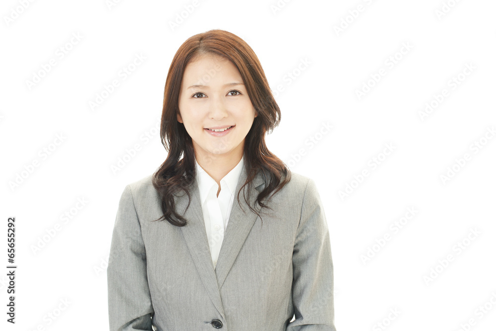 笑顔のOL 笑顔のOL
