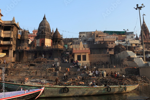 Varanasi heilige Stadt in Indien photo