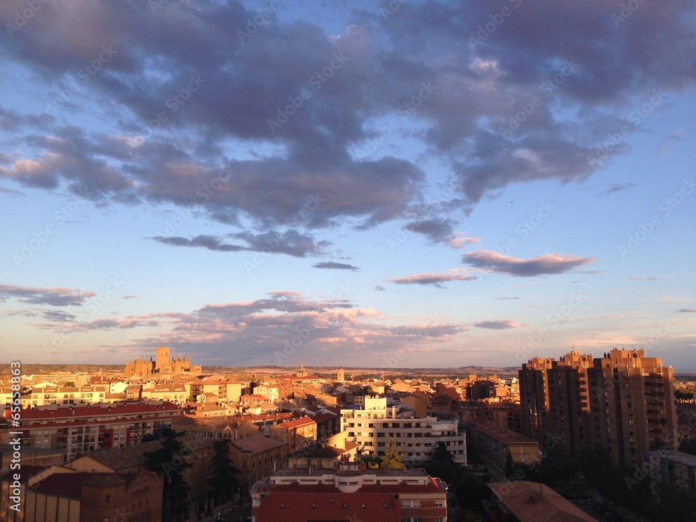 vista de la ciudad de Huesca